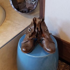 A.S. 98 Strappy Closed Toe Shoe/bootie